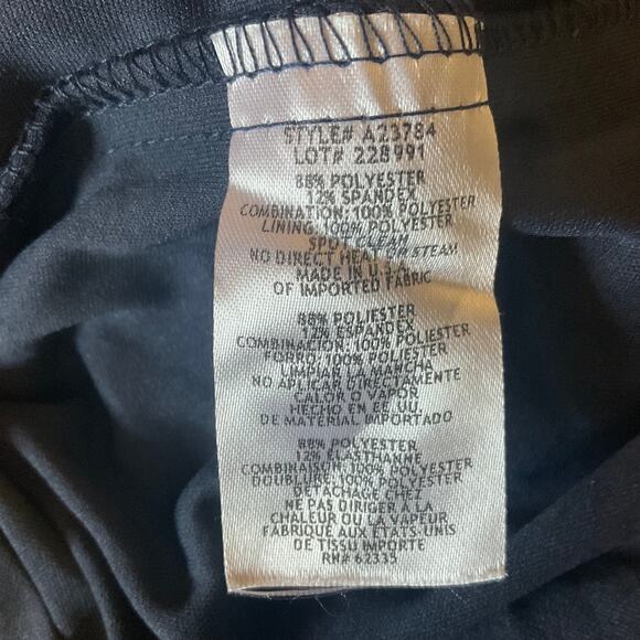 Betsy & Adam Women's Cocktail Dress Size 8 Blue Sequin One Shoulder Midi Sheath - Picture 11 of 14